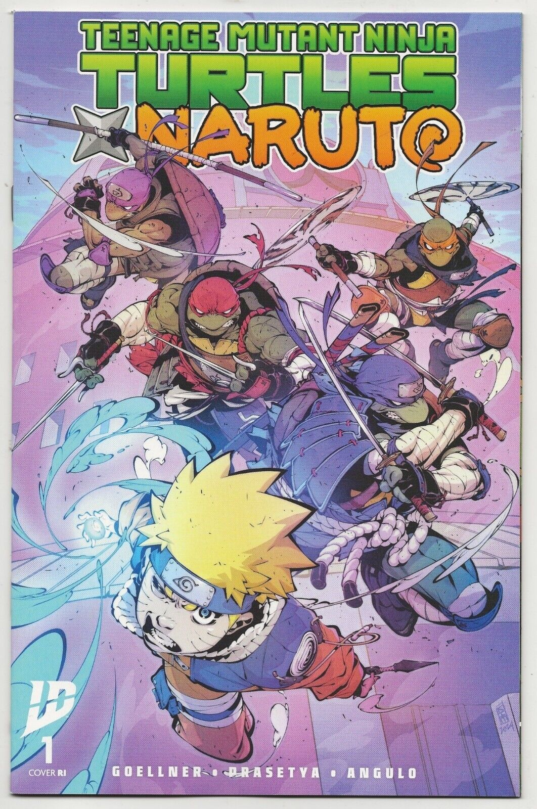 Teenage Mutant Ninja Turtles X Naruto #1 2024 IDW Publishing: 1:50 Jacinto Cvr