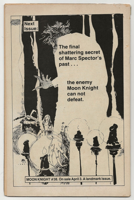 Moon Knight #37 (1984) | 1ST ZOHAR | Marc Spector Origin | Kaluta Cover