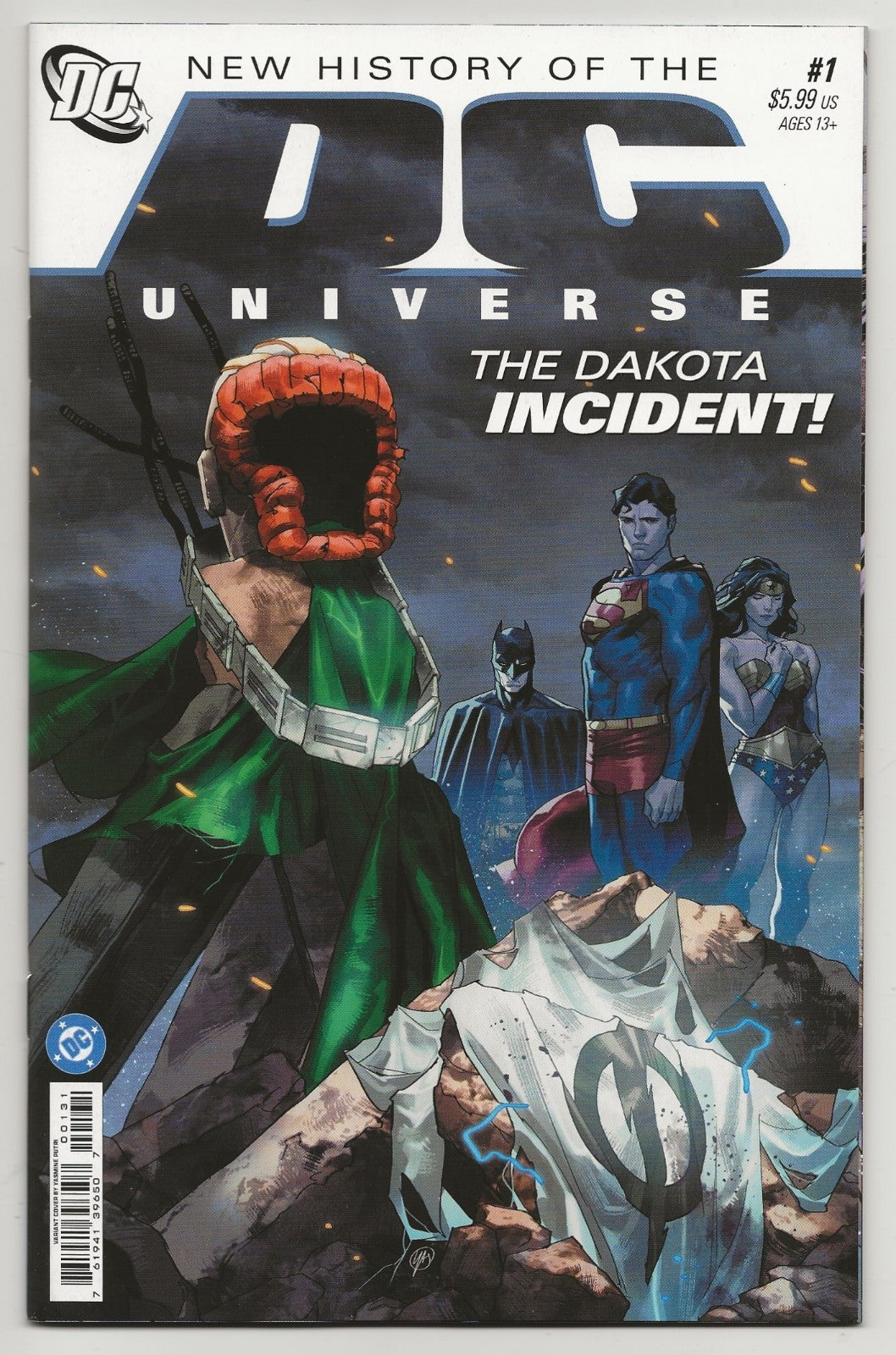 NEW HISTORY OF THE DC UNIVERSE THE DAKOTA INCIDENT #1 YASMINE PUTRI VARIANT NEW