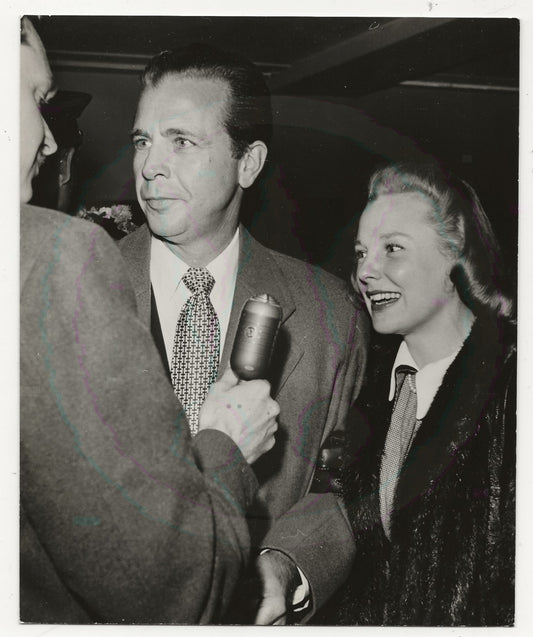 Dick Powel and June Allyson, 1954 by Art Weissman; Vintage 8x10 GSP