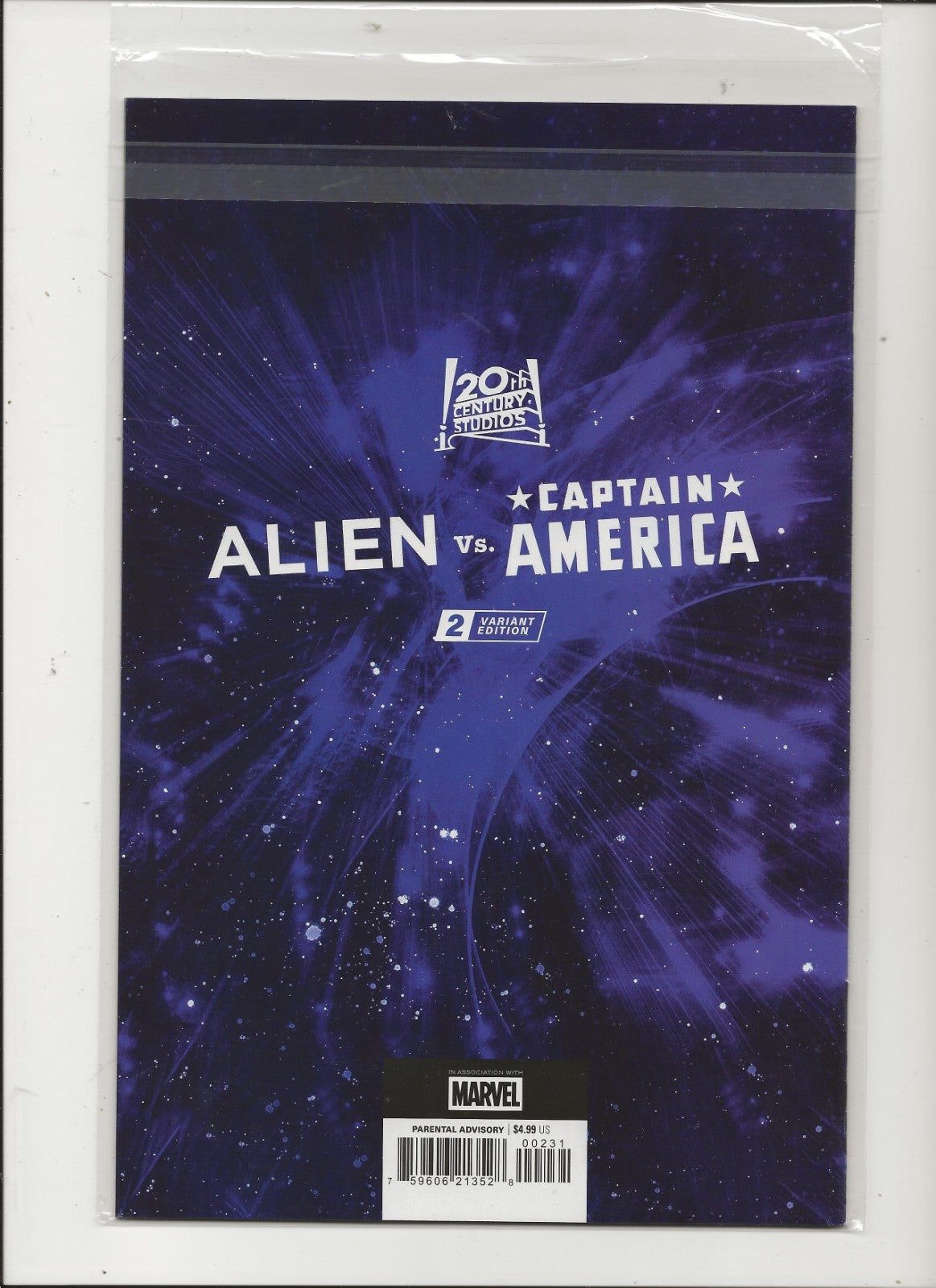ALIEN VS. CAPTAIN AMERICA #2 (2025) Mark Brooks Variant Cover C 1st Print NM