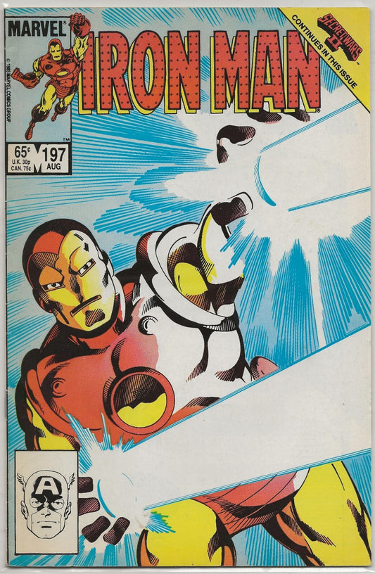 Iron Man #197  1985 Marvel Comics: John Byrne Cover