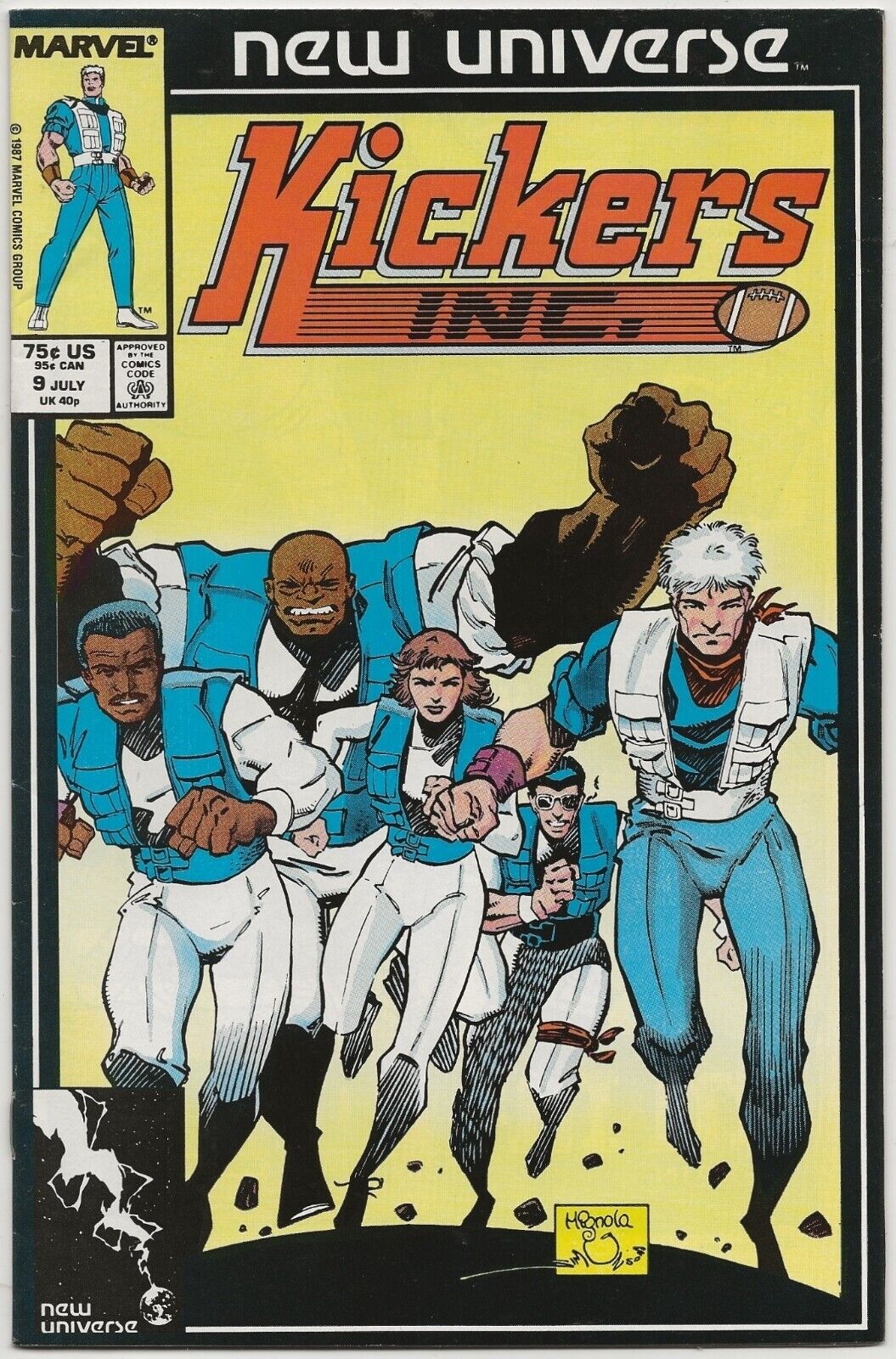 Kickers Inc. #9 Marvel: Mike Mignola Cover