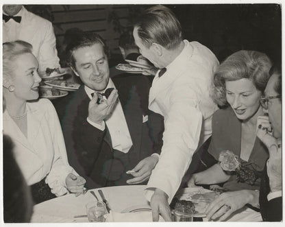 Jane Wyman & Ray Milland Art Weissman Vintage Gelatin Silver Print 8x10