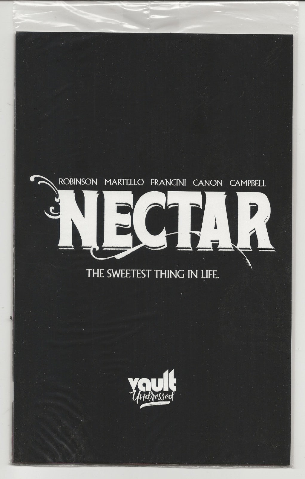 Nectar #1 Vault Comics: Suspiria NSFW Black Polybag Variant G Cover 