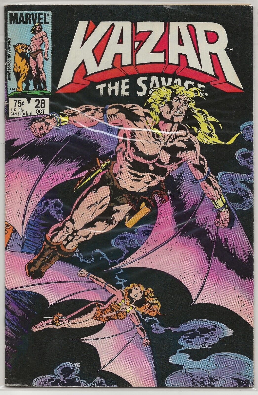 Ka-Zar the Savage #28 1983 Marvel Comics:  Armando Gil Cover
