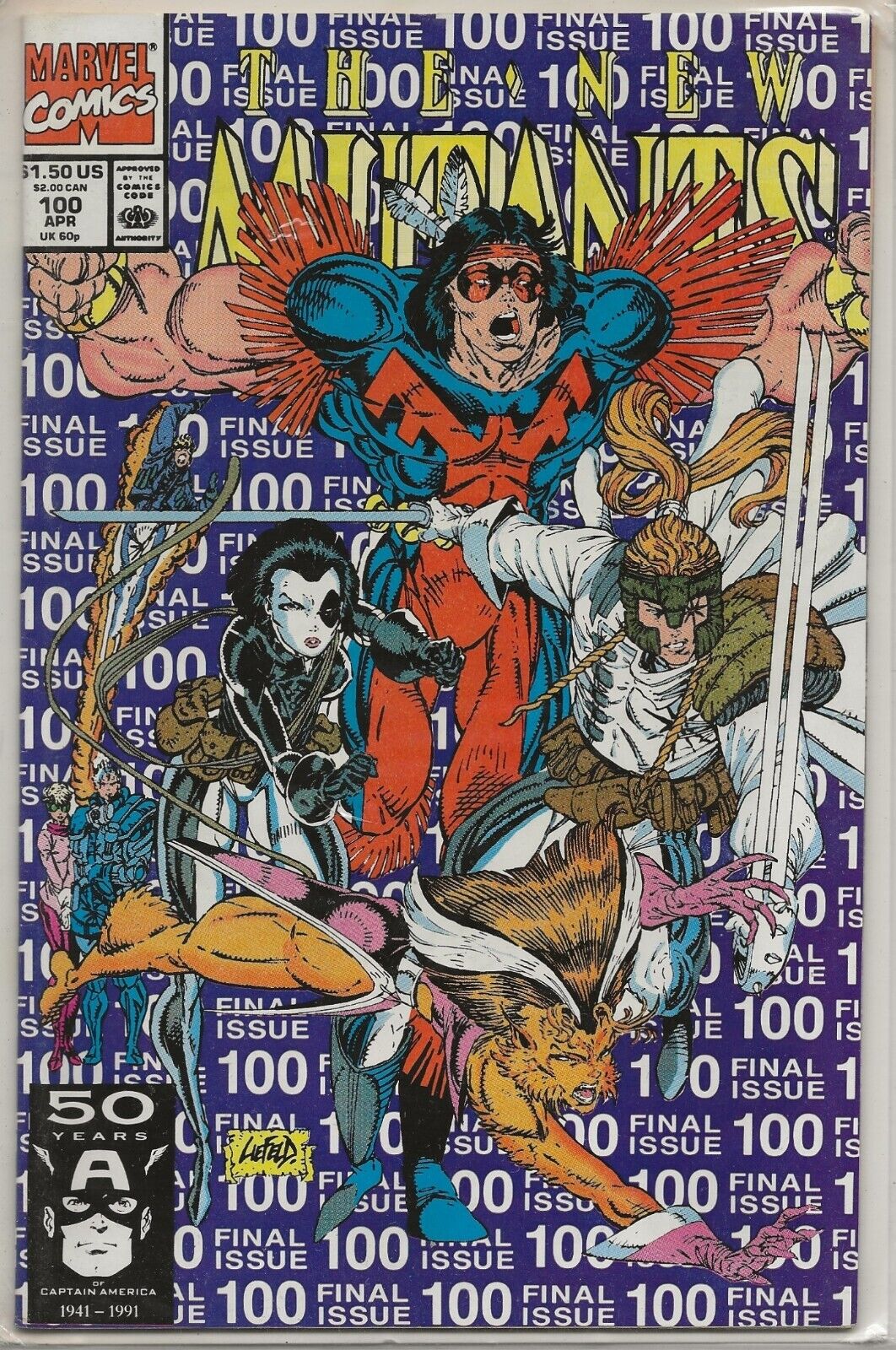 New Mutants #100 1991 Marvel Comics: 1st app of X-Force