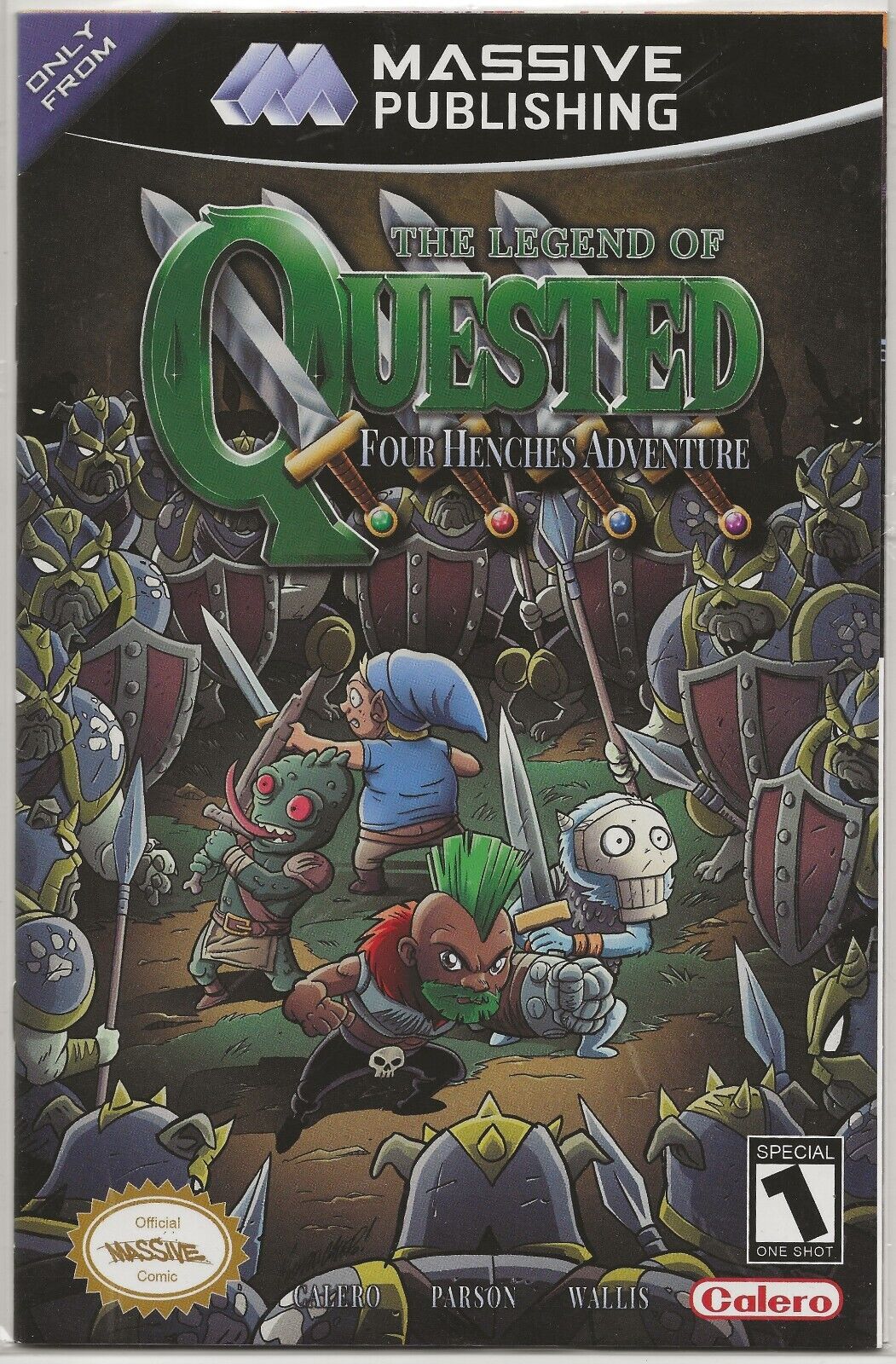 Quested Four Henches Adventure #1 (One Shot) Video Game Homage Cover