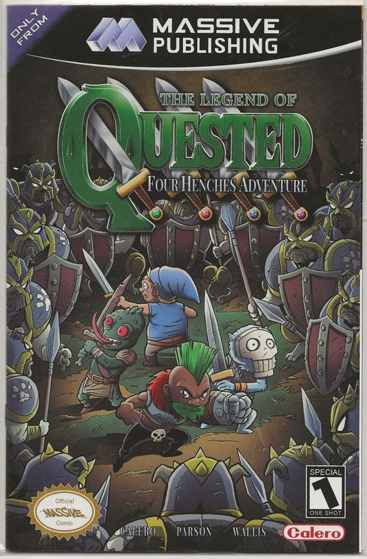 Quested Four Henches Adventure #1 (One Shot) Video Game Homage Cover