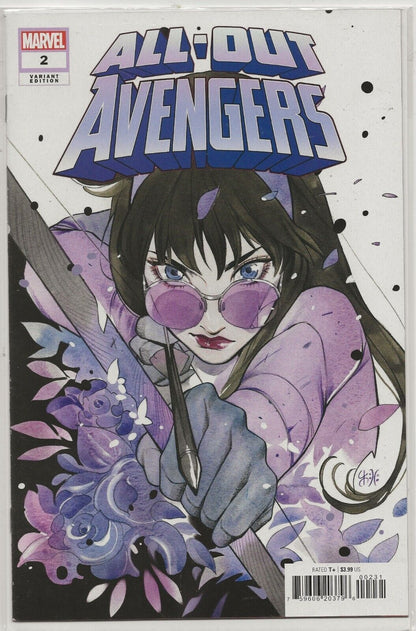 All-Out Avengers #2 2022 Marvel: Peach Momoko Kate Bishop Variant Cover