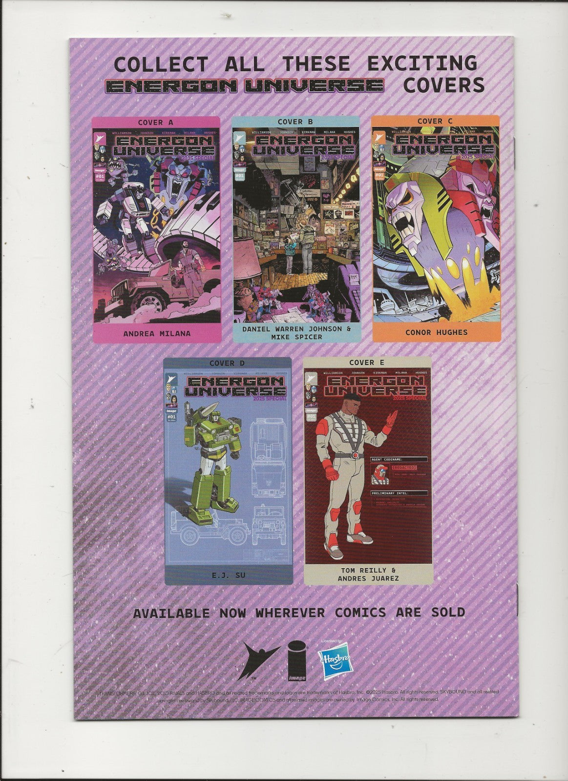 Energon Universe 2025 Special | 1st Matt Trakker & Wheelie | NM | Key