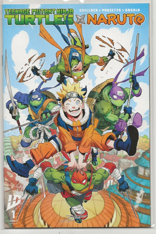 TMNT x NARUTO #1 (2024) Jorge Jimenez Cover A 1st Print IDW/Viz NM