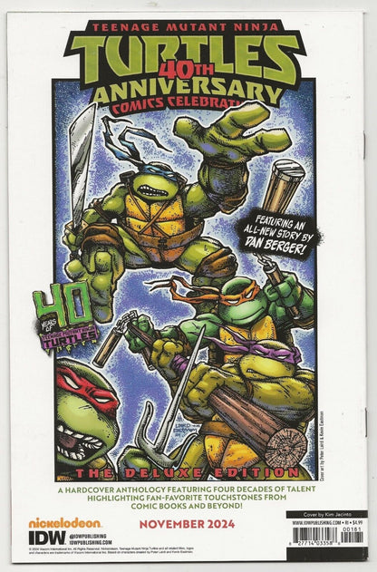 Teenage Mutant Ninja Turtles X Naruto #1 2024 IDW Publishing: 1:50 Jacinto Cvr