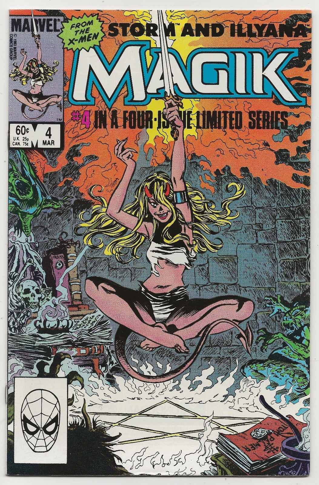 MAGIK #1-4 Complete Set (1983): Origin of Darkchylde; Claremont/Buscema