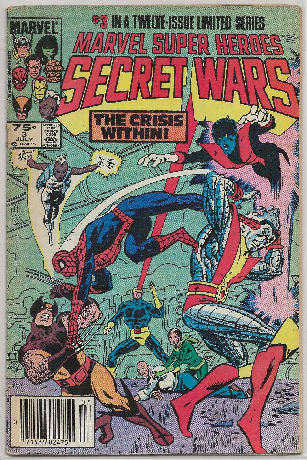 Marvel Super Heroes Secret Wars #3: 1st app of Volcana & the second Titania
