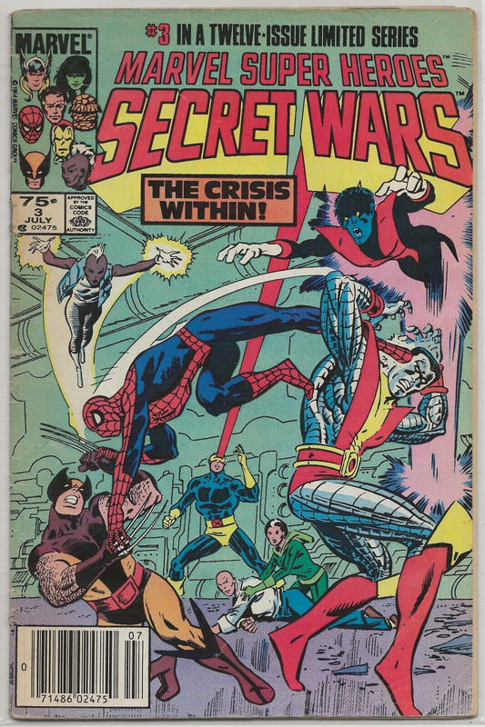 Marvel Super Heroes Secret Wars #3: 1st app of Volcana & the second Titania