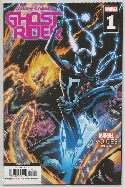 Marvel Voices: Robbie Reyes - Ghost Rider #1 2024: 1st app of Phantasma; 2nd pr