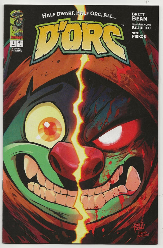 D'orc #1 Image Comics: Brett Bean Cover 2nd Print