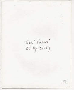 From "Windows" by Sonja Bullaty: Chromogenic 8 x 10 Print Circa 1980s