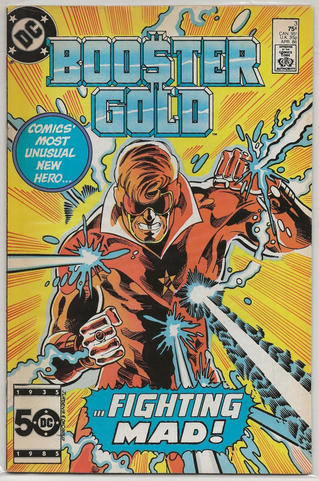 Booster Gold #3 1986 DC Comics: Dan Jurgens & Mike DeCarlo Cover