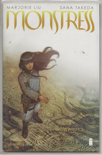 Monstress 1 Image Comic Book 2nd print HTF Marjorie Liu Sana Takeda