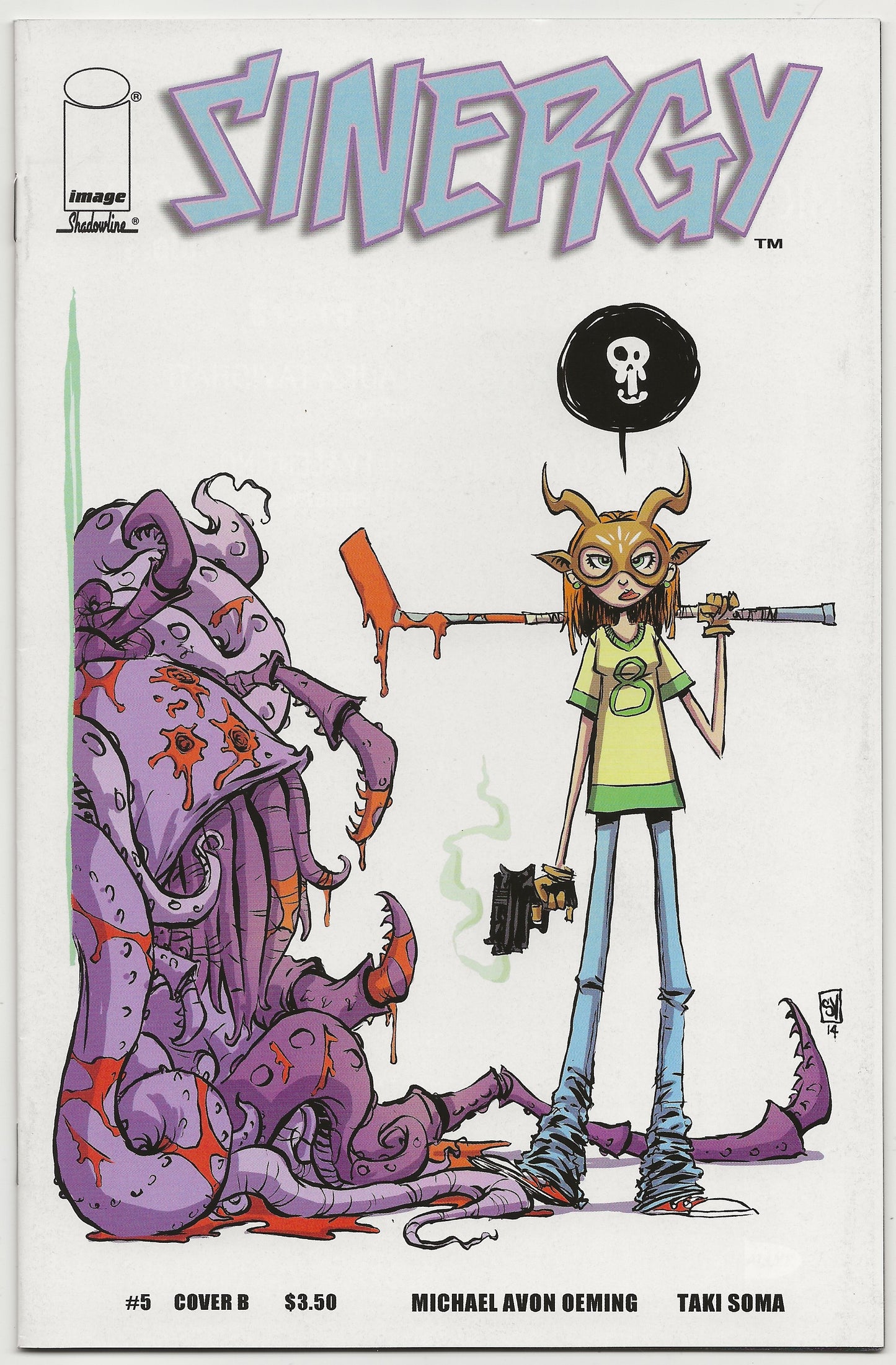 Sinergy 5 Cover B Skottie Young Variant Image Comics 2015 Michael Avon Oeming