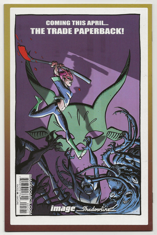 Sinergy 5 Cover B Skottie Young Variant Image Comics 2015 Michael Avon Oeming