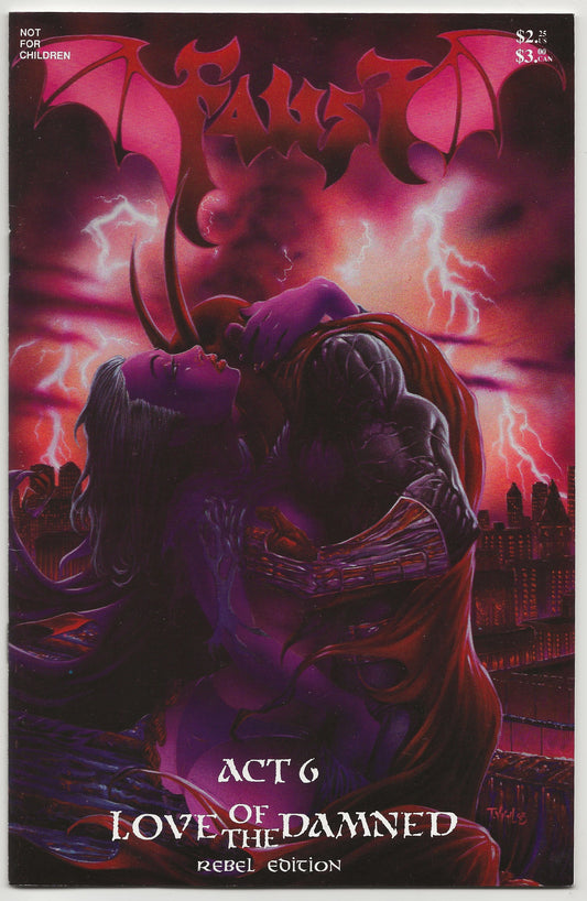Faust Love Of The Damned Act 6 Rebel Edition Tim Vigil David Quinn Rebel Studios