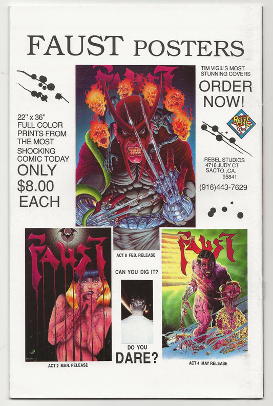 Faust Love Of The Damned Act 6 Rebel Edition Tim Vigil David Quinn Rebel Studios