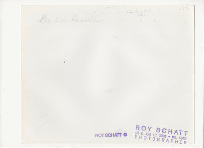 Pee Wee Russell At The 1955 Newport Jazz Festival By Roy Schatt: Vintage 8x10 GSP W Studio Stamps