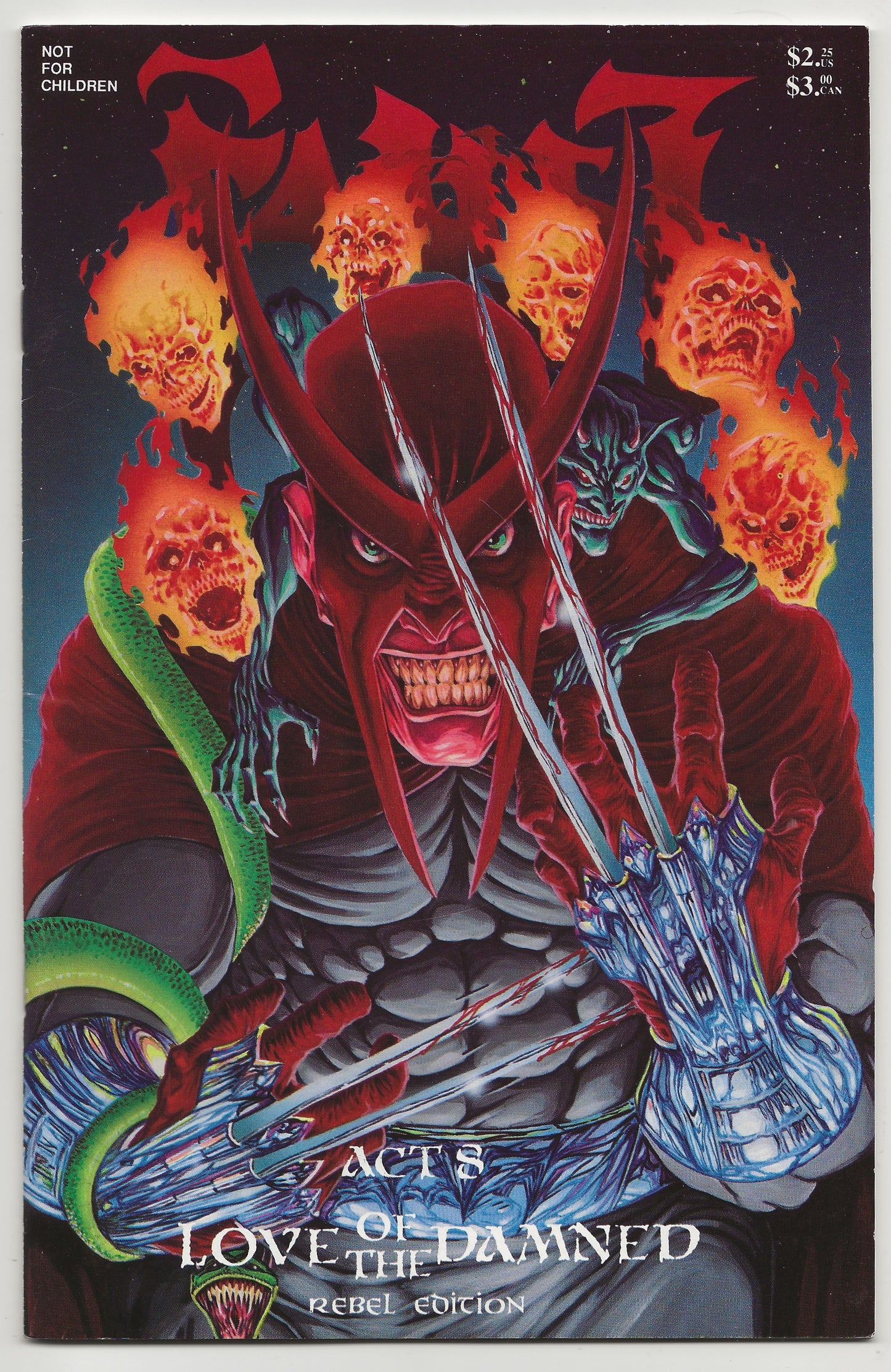 Faust Love Of The Damned Act 8 Rebel Edition Tim Vigil David Quinn Rebel Studios