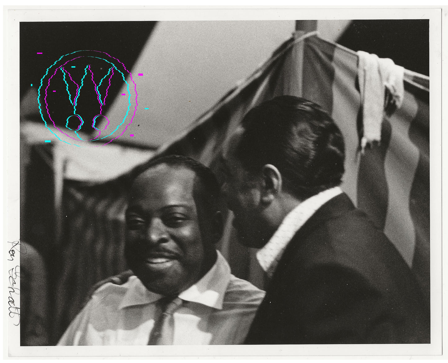 Duke Ellington And Count Basie By Roy Schatt: Vintage 8x10 Gelatin Silver Print With Studio Stamps