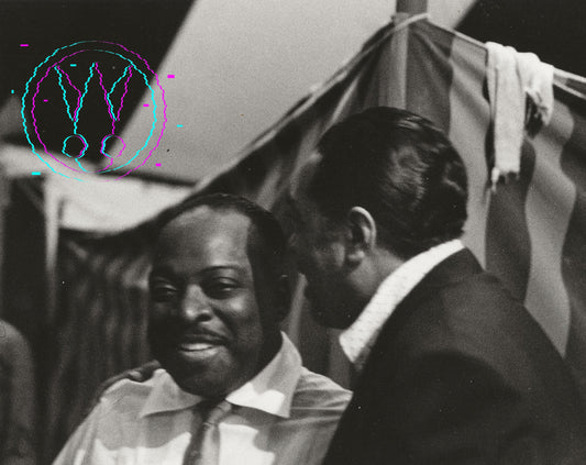 Duke Ellington And Count Basie By Roy Schatt: Vintage 8x10 Gelatin Silver Print With Studio Stamps