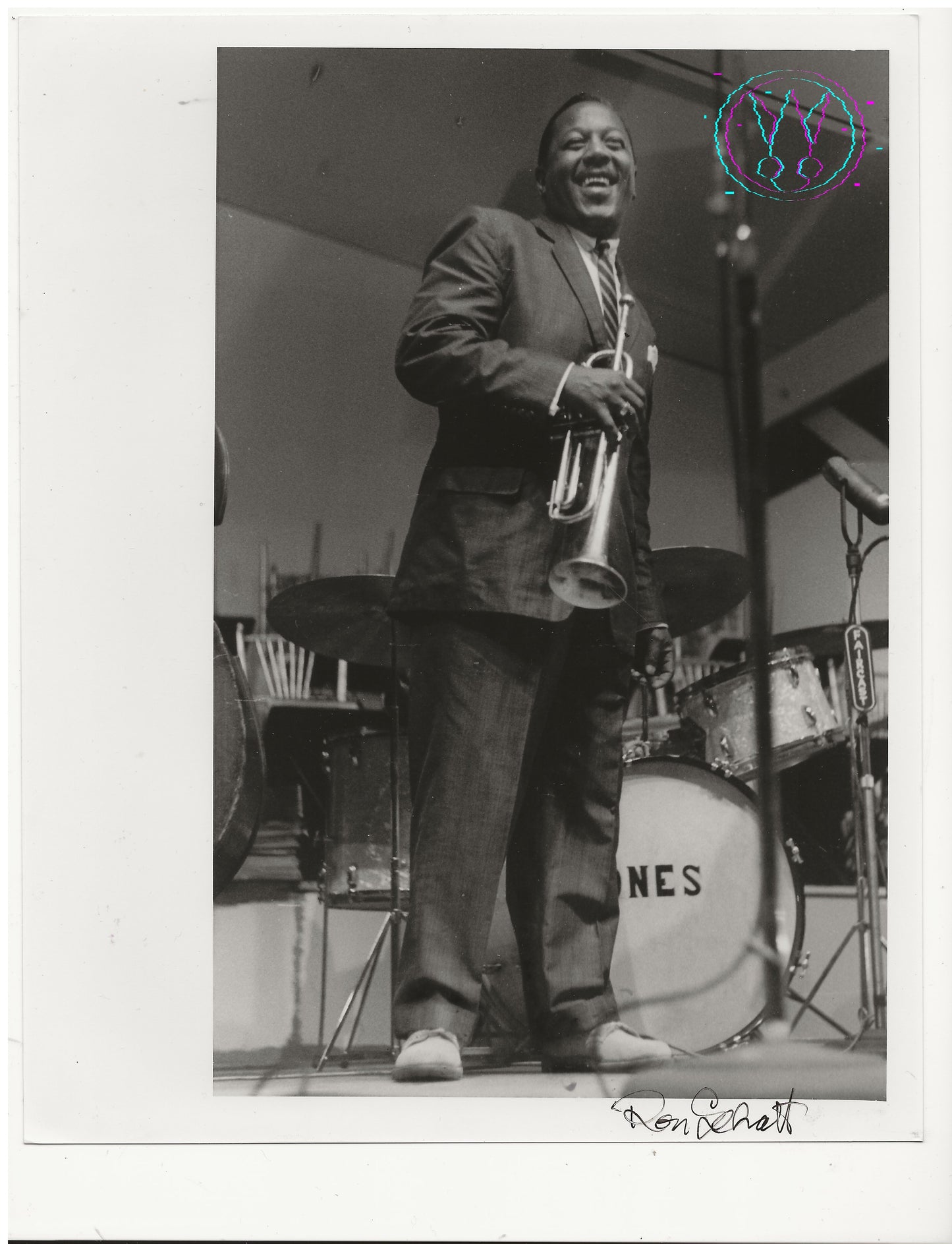 Roy Eldridge By Roy Schatt: Vintage 8x10 Gelatin Silver Print With Studio Stamps