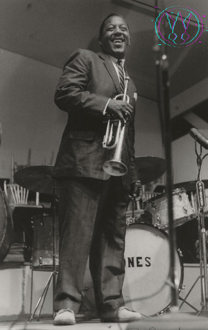 Roy Eldridge By Roy Schatt: Vintage 8x10 Gelatin Silver Print With Studio Stamps