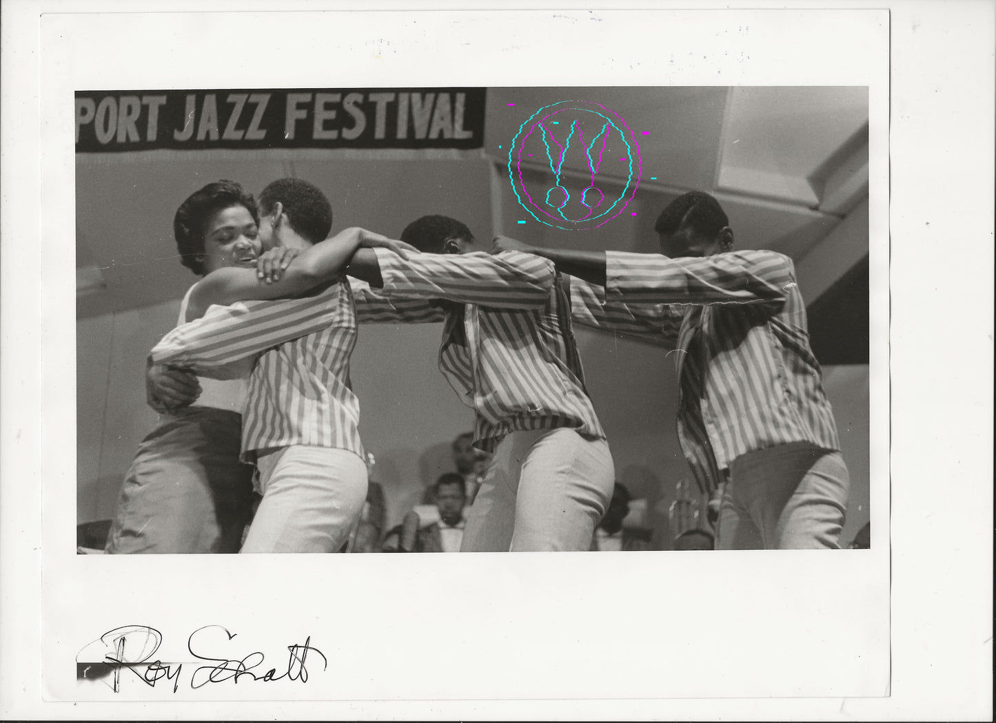 Eartha Kitt At The 1957 Newport Jazz Festival By Roy Schatt: Vintage 8x10 Gelatin Silver Print Signed