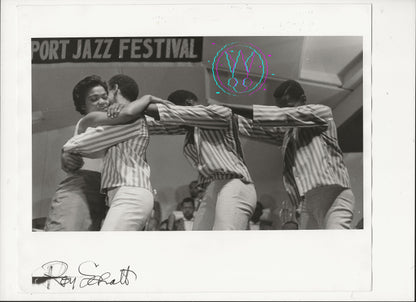 Eartha Kitt At The 1957 Newport Jazz Festival By Roy Schatt: Vintage 8x10 Gelatin Silver Print Signed
