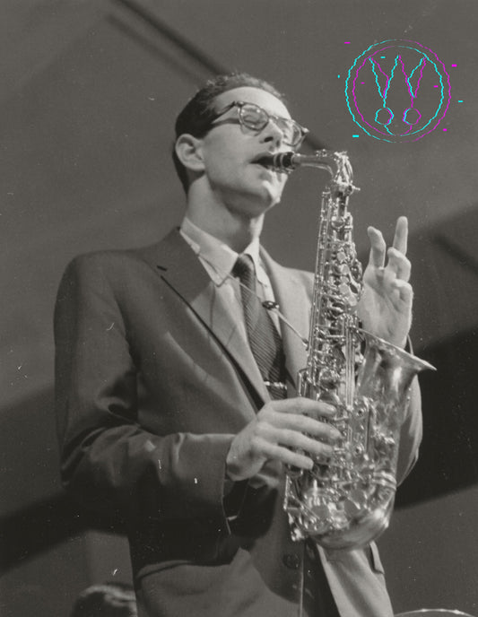 Paul Desmond At The Newport Jazz Festival By Roy Schatt: Vintage 8x10 Gelatin Silver Print