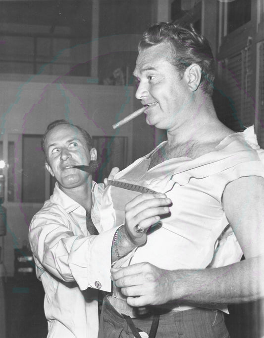 Red Skelton (Candid Cigar Smoking) by Weissman Studios; Vintage 8x10 GSP