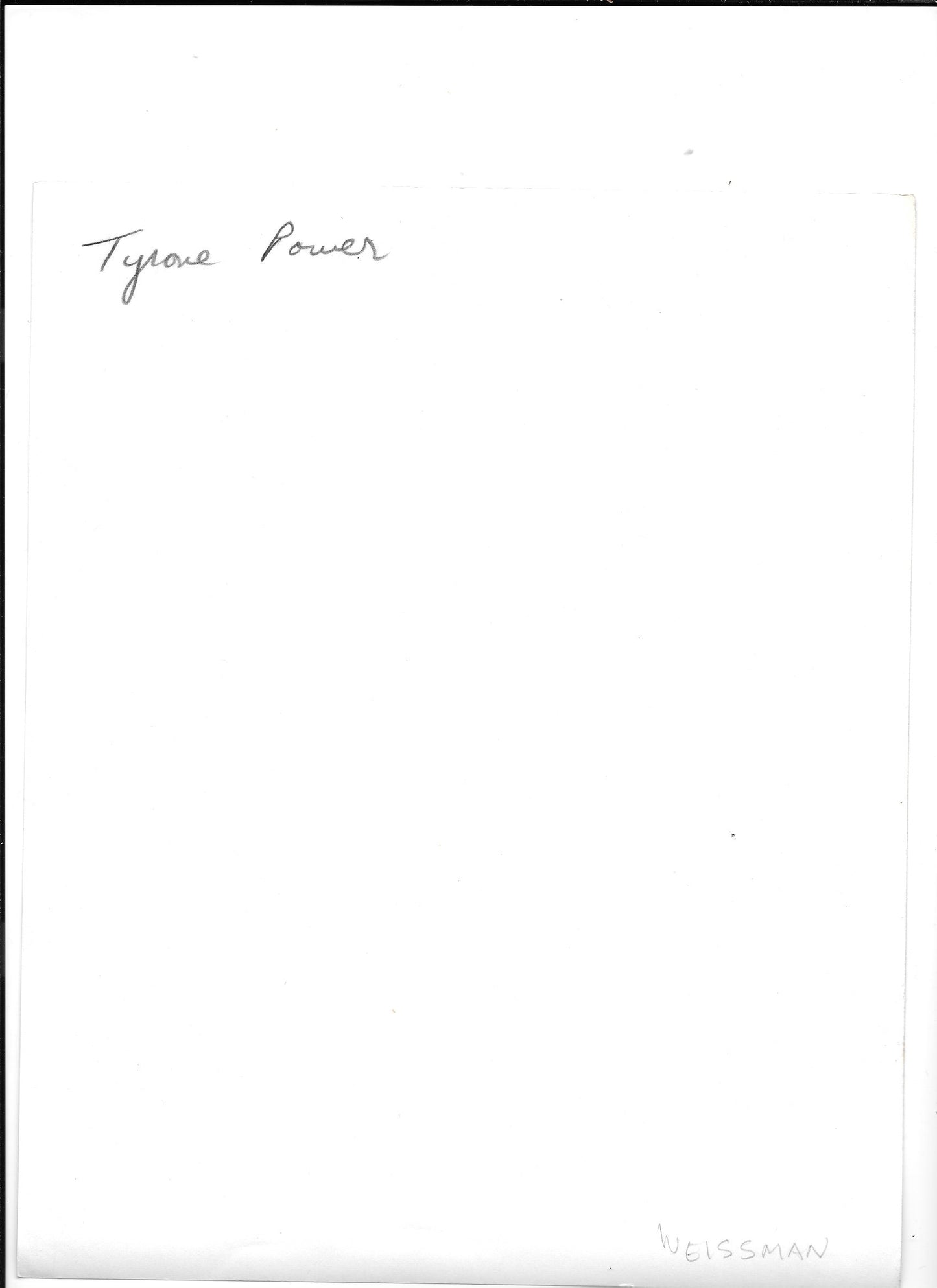 Man of Power: Tyrone Power’s Private Garden Getaway – Original 8x10 GSP