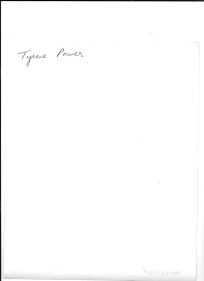 Man of Power: Tyrone Power’s Private Garden Getaway – Original 8x10 GSP