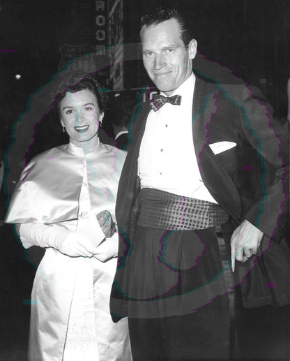 Commanding Presence: Charlton Heston & Lydia Clarke – Original 1957 Premiere GSP