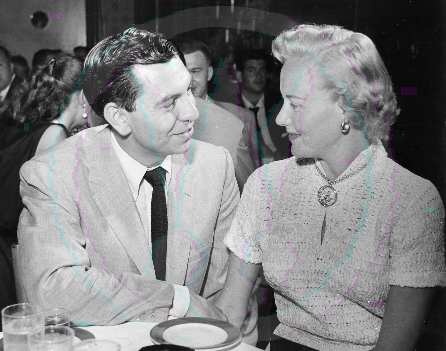 Just the Heat: Jack Webb & Dorothy Towne – Original 1955 Weissman Candid GSP