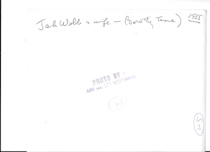 Just the Heat: Jack Webb & Dorothy Towne – Original 1955 Weissman Candid GSP