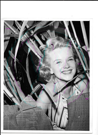 Garden of Desire: Anne Francis "At Home" – Original 1955 Weissman GSP