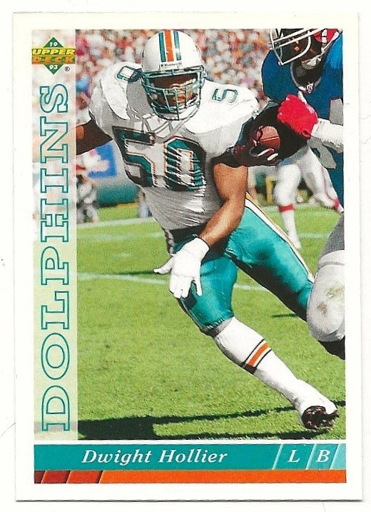 Dwight Hollier 1993 Upper Deck #524 Miami Dolphins Football NFL