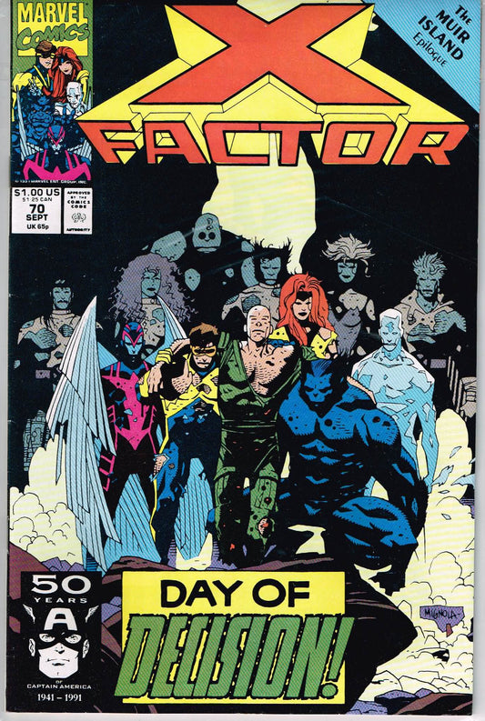 X- Factor, Vol 1 , No. 70, Marvel Comics, September 1991
