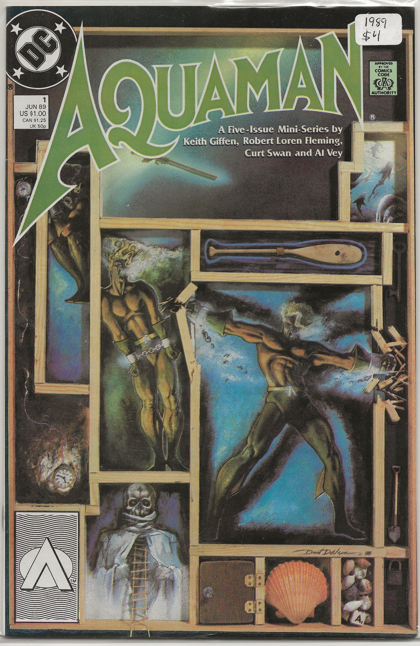 Aquaman, Vol 1, No. 1, DC Comics, June 1989