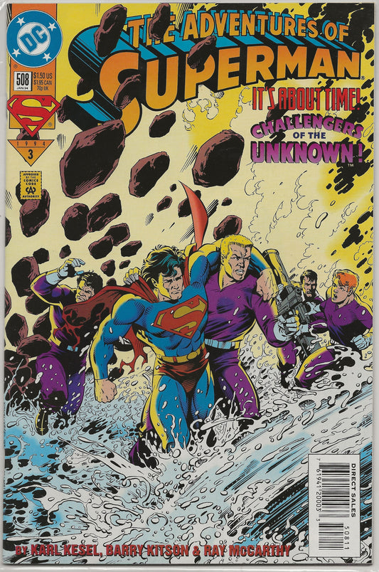 Adventures of Superman, Vol 1, No. 508, Dc Comics, January 1994