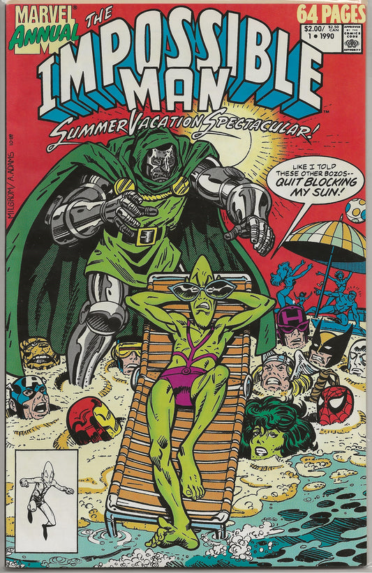 Impossible Man Summer Vacation, Vol 1, No. 1, Marvel Comics, August 1990